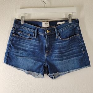 Frame‎ Denim Classic Blue Le Cutoff Shorts Sz 28